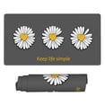 thumbnail image 2 of Bingfone Keep Life Simple Daisy Flower Large Gaming Mouse Pad,Extended Desk Mousepad With Stitched Edges,Non-Slip Base,Water Resist Keyboard Pad For Gamer, Office & Home, 29.5 X 16 In, 2 of 9