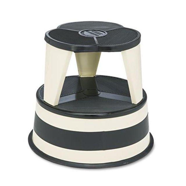 Cramer Industries Marchepied en Acier Kik-Step - Sable, Capacité de 350 lbs, Roulettes à Ressort