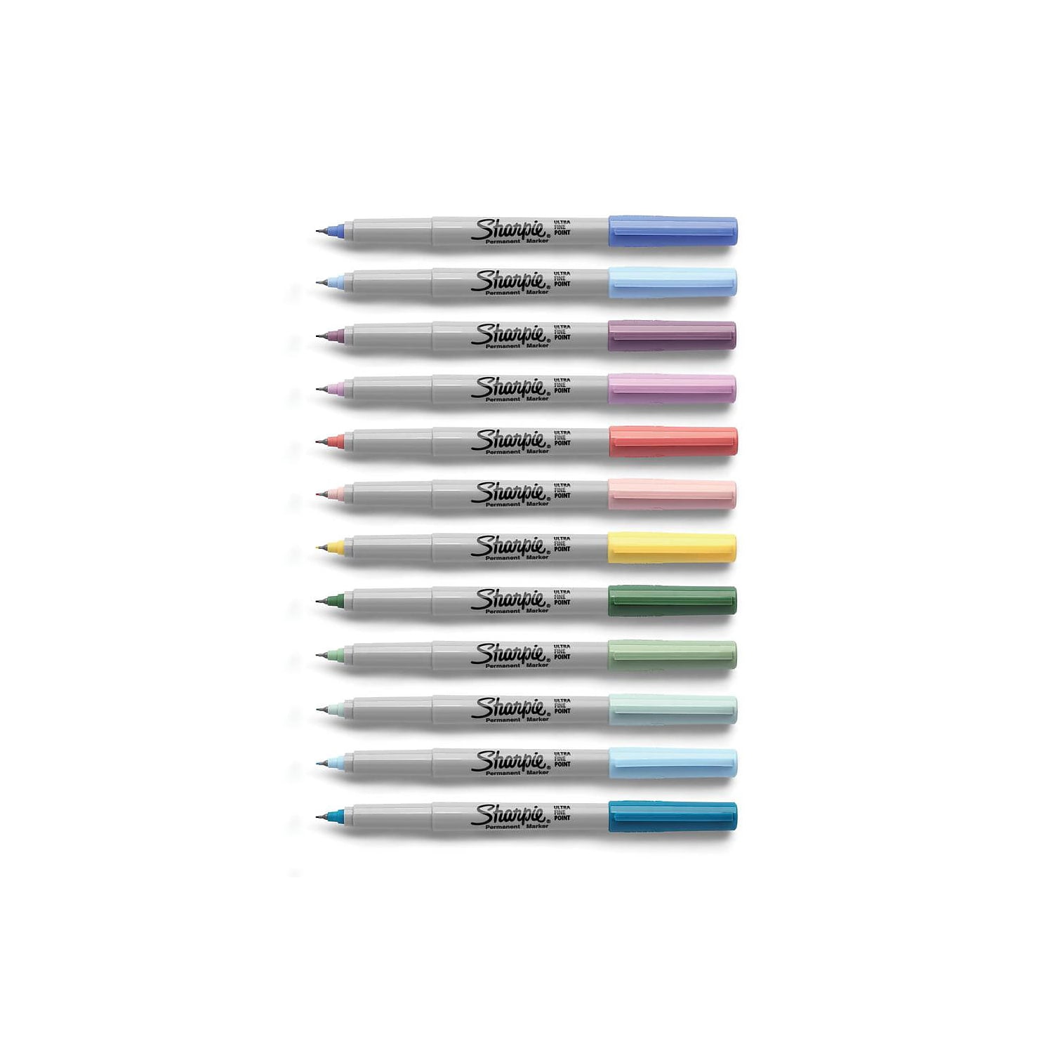 Sharpie Permanent Mystic Gem Markers, Ultra-Fine Point, Assorted, 24 Count