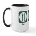 thumbnail image 2 of CafePress - Eat Sleep Gamer Large Mug - 15 oz Ceramic Large White Novelty Mug, 2 of 4
