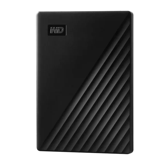 WD 1TB My Passport, Portable External Hard Drive, Black - WDBYVG0010BBK-WEWM