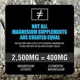 thumbnail image 2 of Magnesium Citrate 400mg - for Muscle, Bone, Nerve & Heart Health - High Absorption Magnesium Supplement - 120 Capsules, 2 of 5