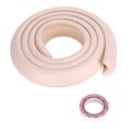 thumbnail image 1 of Bande de protection en caoutchouc pour coins de table, 2 m, pour enfants et bébés (beige), 1 of 4