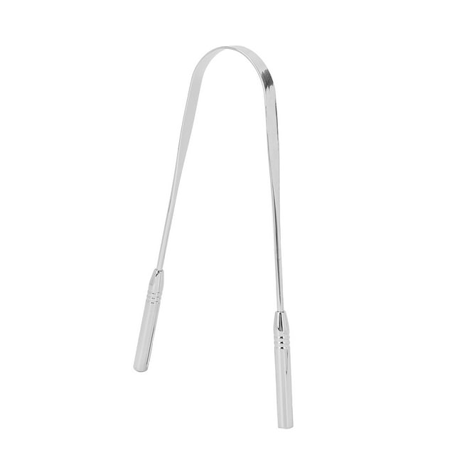 Raspador para eliminar el mal aliento, cuidado bucal, raspador de lengua de metal, raspador de lengua para el cuidado bucal, raspador de limpieza de lengua diseñado para brindar precisión