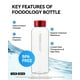 thumbnail image 3 of Botella FOODOLOGY de 500 ml, a prueba de fugas, ligera, roja, 3 of 7