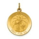 14K Pendentif Médaille Saint Gerard en Or Jaune – image 1 sur 2