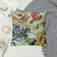 thumbnail image 2 of PHYHOO Farmhouse Decorative Throw Pillow Covers Vintage Flower Pillows Cover Linen Floral Outdoor Cushion Case Pillow Cases for Sofa Couch Living Room Bed Indoors Home Decor, 2 of 5