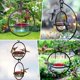 thumbnail image 3 of Comedero para PáJaros Colgante Circular, Comedero para ColibríEs Colgante Apilable con de Metal, Recipiente de PláStico Rojo, 1 Unidad, 3 of 5