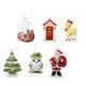 thumbnail image 2 of 6 colgantes navideños para chimenea, adornos colgantes para decoración del hogar, adorables, nuevos Rojo, 2 of 5