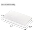 thumbnail image 4 of Velvet Back Cushion for Modular Sofa Rectangle Throw Pillows Soft Back Cushion (Blue), 4 of 6