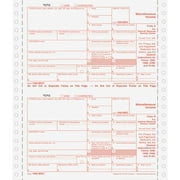 TOPS, TOP22995, 1099 Continuous Miscellaneous Forms, 24 / Pack, White