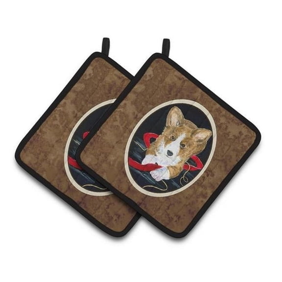 Carolines Treasures Corgi Pair of Pot Holders