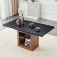 thumbnail image 4 of Expandable Dining Table with Storage - Rectangular Kitchen Table for 4-8 People, 4 of 10