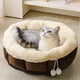 thumbnail image 4 of Cama Relajante Para Perros Y Gatos, Clida, Cmoda Y Redonda, Suave, Con Colchn De Piel Sinttica Esponjosa, Para Mascotas Pequeas, Medianas Y Grandes, Para Un Descanso Reparador, Para, UKHBMC, 4 of 9