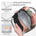 thumbnail image 3 of Disketp Black Cat Pink Bathroom Bolsa Térmica para Almuerzo, Lonchera con Abertura Amplia y Gran Capacidad, Organizador Reutilizable para Mujeres, Hombres y Adultos, 3 of 6