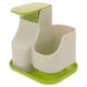 thumbnail image 1 of Dispensador de jabón con soporte para esponja, dispensador de jabón de cocina, soporte para esponja y cepillo, juego 2 en 1, organizador para fregadero, encimera, accesorios de baño, 1 of 7