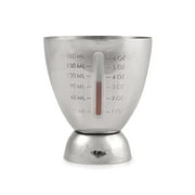 Jiggers Bar, Vintage Chrome Measured Double Stainless Steel Jigger Cocktail by TRUE