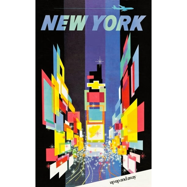 New York Poster Print By David Klein 18 X 24 Walmart Com Walmart Com