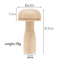 thumbnail image 2 of Darning Mushroom Kits Wooden Tool with Strong Handle and Gradual Curvature for Sewing Threads, Socks, Sweaters, 2 of 7
