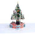 thumbnail image 3 of Árbol De Navidad Tarjeta De Felicitación Estéreo Tarjeta De Felicitación De Árbol De Navidad Emergente Tarjeta De Deseos De Árbol De Navidad Plegable Con Escritura En Blanco Para Festival sonducket EL006721-00, 3 of 6
