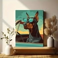 thumbnail image 6 of UXIEQU Doberman Sunglasses Car Ride Canvas Wall Art 15.75x11.81 Inches, 6 of 8
