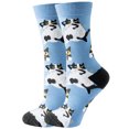 thumbnail image 1 of Women's Socks Spring New Creative Cartoon Animal Hedgehog Rabbit Cow Bee Tide Sock Cute Harajuku Fashion Fun Jacquard Stocking 12 35-42, 1 of 6