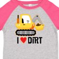 thumbnail image 4 of Inktastic Construction Truck I Love Dirt Boys or Girls Toddler T-Shirt, 4 of 5