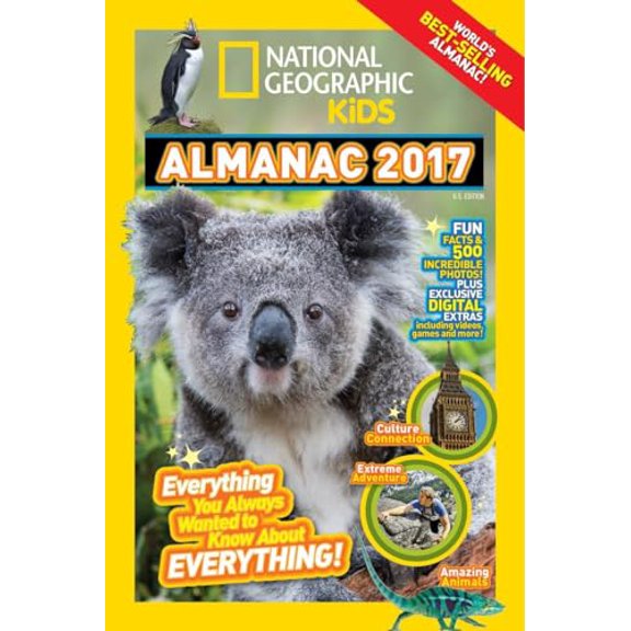 Pre-Owned National Geographic Kids Almanac 2017: Everything You Always Wanted to Know about Everything! (Paperback) 1426324170 9781426324178
