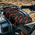 thumbnail image 4 of Renewold ATV Seat Cover 25.2x10 Inch, Waterproof Anti-Slip All Terrain Vehicle Seat Cover for Mud/Rain/Snow, Elastic Edge Fits for Polaris Scrambler 850, Can-Am Outlander, Cherry Black, 4 of 7