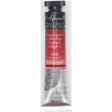 UPC: 3046450117575 | Sennelier French Artists Watercolor 21ml Tube Crimson Lake S3