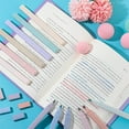 thumbnail image 7 of Duslogis Double Ended Pastel Highlighter Bible Marker Pens, Aesthetic Cute Mild Highlighters Assorted Colors with Soft Chisel & Bullet Tip,No Bleed Dry Fast for Office Supplies,12Pcs, 7 of 7