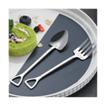 thumbnail image 1 of 21PCS Shovel Spoon Stainless Steel Tea Spoon Coffee Spoon Ice Cream Dessert Spoon Tableware Knife Fork Spoon, B, 1 of 7