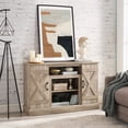 thumbnail image 6 of Greenpod Farmhouse TV Stand with for TVs up to 50″ , Antique TV Console Table Entertainment Center for Living Room, Ashland Pine, 6 of 12