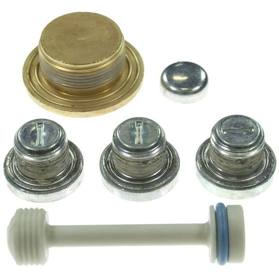 Melling MPE-900BR-GP Freeze Plug Kit - Complete Engine - Brass / Steel / Plastic Fits select: 1999-2014 CHEVROLET SILVERADO, 2000-2013 CHEVROLET TAHOE