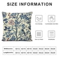 thumbnail image 6 of Wuche Spring Floral Birds Pillow Covers Inch Set of 2 for Chinoiserie Flowers Decor Throw Pillows Blue Plant Outdoor Decorative Cushion Cases for Couch Bed Decorations Multiple specifications&nbsp;, 6 of 6