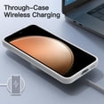 thumbnail image 6 of JETech Matte Case for Samsung Galaxy S23 FE 6.4-Inch with Upgraded Camera Protection, Translucent Frosted Matte Back Shockproof Protective Phone Cover (White), 6 of 6