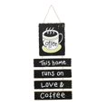 thumbnail image 2 of Placas De Café Cafetería Cocina Al Aire Libre Letrero De Madera Puertas Letrero De Puerta Interior Negro Sunnimix Placa de café, 2 of 8