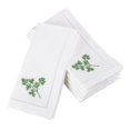 thumbnail image 1 of SARO NM103.W20S Serviette de Table en Coton à Bordure Ourlée Brodée Carrée de 20 Po Blanc - Lot de 6, 1 of 1