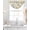 Light Beige Dark Blue Light Yellow, variant on Blue Yellow Spring Floral Sheer Waterfall Valance Curtains for Window, Summer Blooms Botanicals Rod Pocket Sheer Topper Swag Curtains for Living Room, Kitchen 38.5"W x 47.2"L, 1 Panel