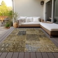 thumbnail image 6 of Addison Rugs Chantille Indoor/Outdoor Transitional Patchwork Brown Washable Rectangle Rug, 10' x 14', 6 of 6