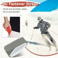 thumbnail image 4 of Uxcell Ski Fastener Straps [4Pcs] - Winter Sports Accessories Carrier Strap with Protective Pad - [Gray], 4 of 7