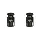 thumbnail image 1 of Guardurnaity 100 piezas Tapón de plástico Cordón Ropa deportiva Bloqueo de cable Agujero doble Agujero Toggle Cordón Negro 2.651.45 negro 15 2.65*1.45 2piezas, 1 of 6