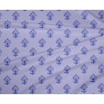 thumbnail image 4 of oneOone Polyester Lycra Light Lavender Blue Fabric Leaves & Floral Block Sewing Craft Projects Fabric Prints By Yard 56 Inch Wide, 4 of 4