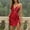 Red, variant on Elvqul Dresses for Women Sleeveless V Neck Womens Dresses Plain Pullover Short Dresses Sequin Gold Elegant