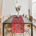 thumbnail image 4 of Aodebiao Napperons Cœur Rouges Amour Fête des Mères Tapis de Table Résistant à la Chaleur Lavable Essuyable Napperon pour Anniversaire Mariage Fête Cuisine Salle à Manger Déco Maison, 4 of 6