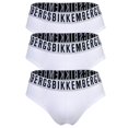 thumbnail image 1 of BIKKEMBERGS Calzoncillos para Hombre, paquete de 3 - TRI-PACK BRIEFS, Algodón elástico, Logotipo en cintura Blanco L (Large), 1 of 3