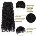 thumbnail image 2 of Benehair 100% Virgin Human Hair Extensions Brazilian Hair Weave Weft 1-3 Bundles Thick Water Wave Wavy Black Women 100g 14"-24", 2 of 11