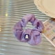 thumbnail image 4 of 9Nuevo círculo de pelo de intestino grueso morado, estilo de niña dulce y genial, cuerda de pelo de oso morado, temperamento, tocado versátil, accesorios para el cabello esquí esquí Gafas de esquí, 4 of 5