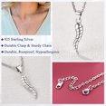 thumbnail image 5 of FaithHeart Italian Horn Pepper Pendant Necklace for Women Men Sterling Silver Stripe Cornicello Protective Amulet Talisman Birthday Christmas Lucky Jewelry Gifts, 5 of 7