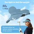 thumbnail image 3 of Lohol Women's Adjustable Fit Runners Lightweight Comfort Performance Visor, Sports Sun Visor One Size Fits Most, 3 of 6
